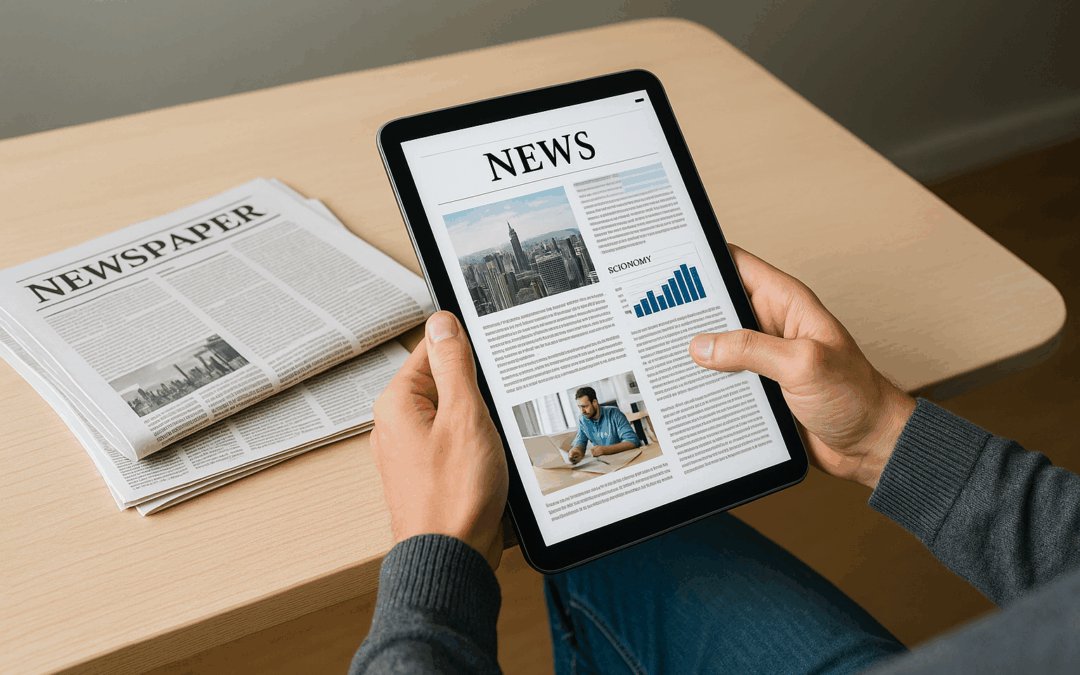 Analys: Hur tidningar anpassar sig till den digitala världen och förändrade läsvanor